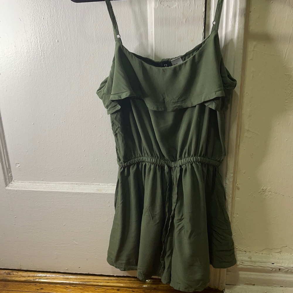 Olive Green Romper